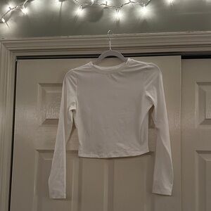 Amazon Women's White Long Sleeve Tee